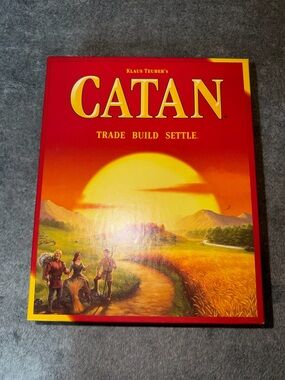 Klaus Teuber’s CATAN Trade Build Settle Game Complete New Settlers of Catan